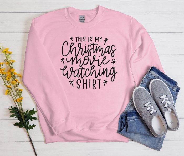 This Is My Christmas Movie Watching Cool Trending Sweatshirt