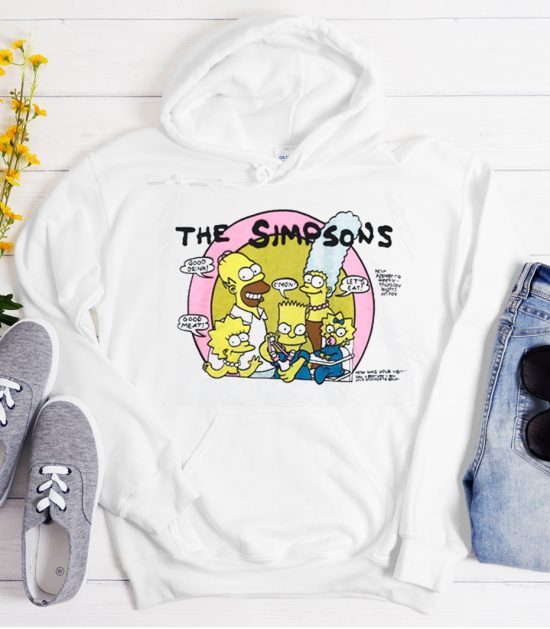 Vintage disney the simsons family Cool Trending Hoodie