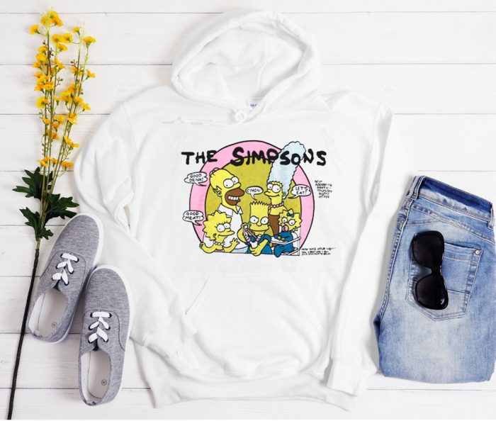 Vintage disney the simsons family Cool Trending Hoodie