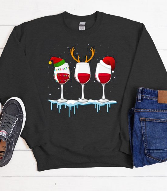 Wine Lover - Funny Christmas Trending graphic Sweatshirt