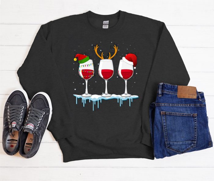 Wine Lover - Funny Christmas Trending graphic Sweatshirt