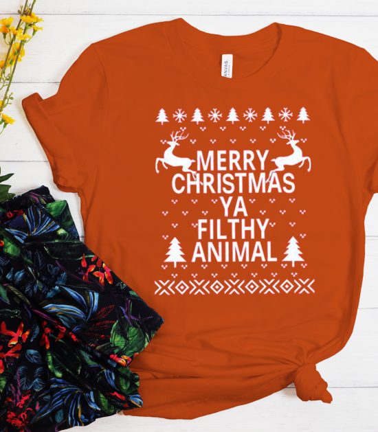 YA FILTHY ANIMAL Christmas Cool Trending graphic T Shirt