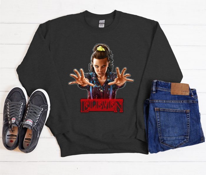 Eleven Stranger Things Cool Trending graphic Sweatshirt