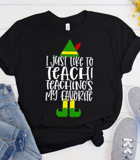 Elf Teacher Christmas Cool Trending graphic T Shirt