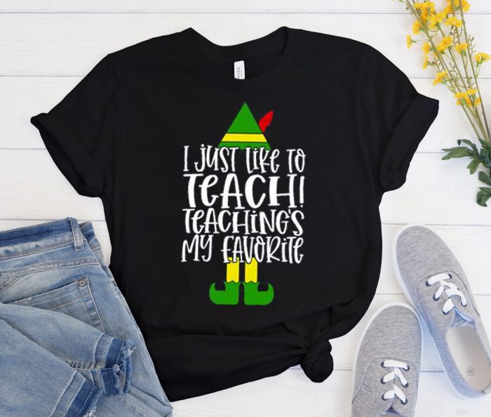 Elf Teacher Christmas Cool Trending graphic T Shirt