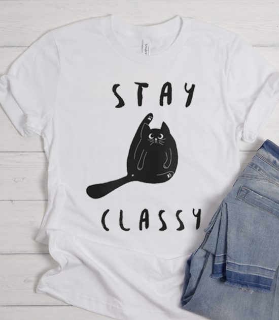 Funny Cat graphic T Shirt