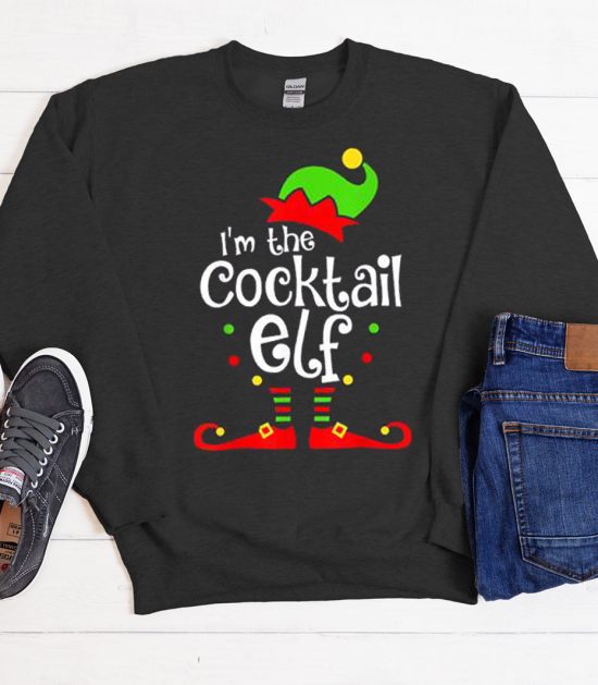 I'm The Cocktail Elf Cool Trending graphic Sweatshirt