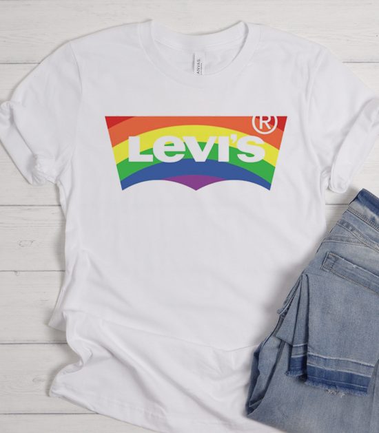 Levis Rainbow Cool Trending graphic T Shirt