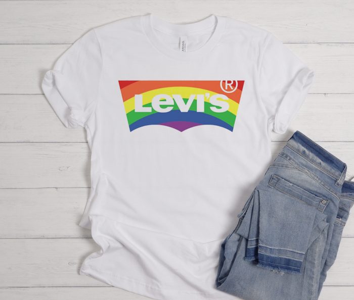 Levis Rainbow Cool Trending graphic T Shirt