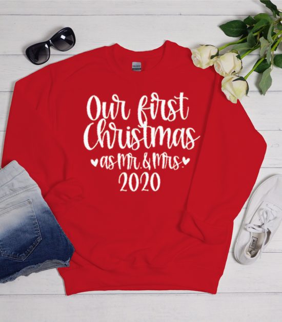 Mr and Mrs Christmas Cool Trending graphic Sweatshirt