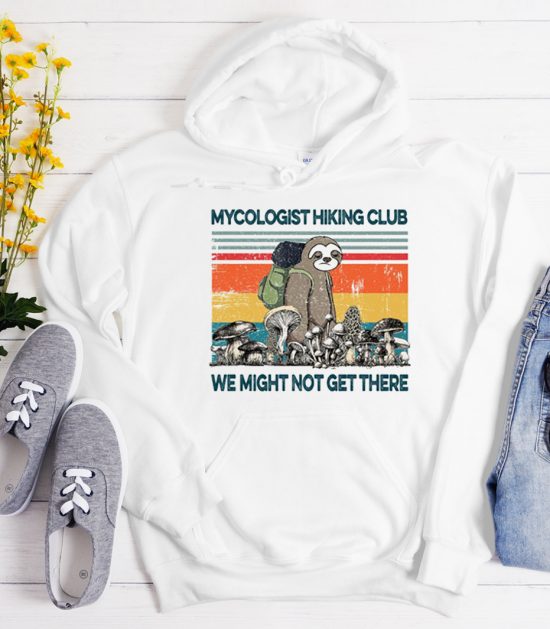 Mushroom MyCologist Hiking Club graphic Hoodie