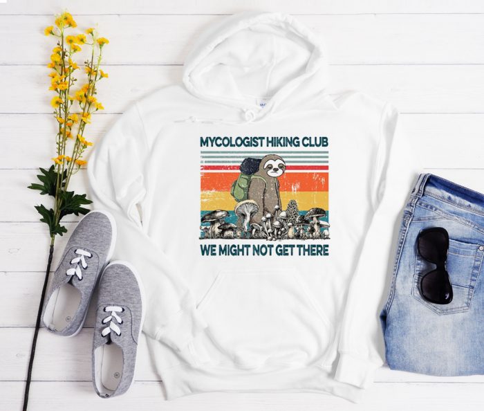 Mushroom MyCologist Hiking Club graphic Hoodie