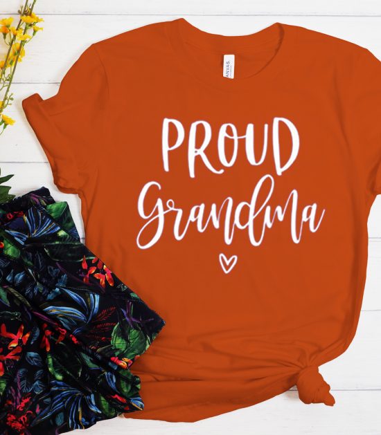 Proud Grandma graphic T Shirt