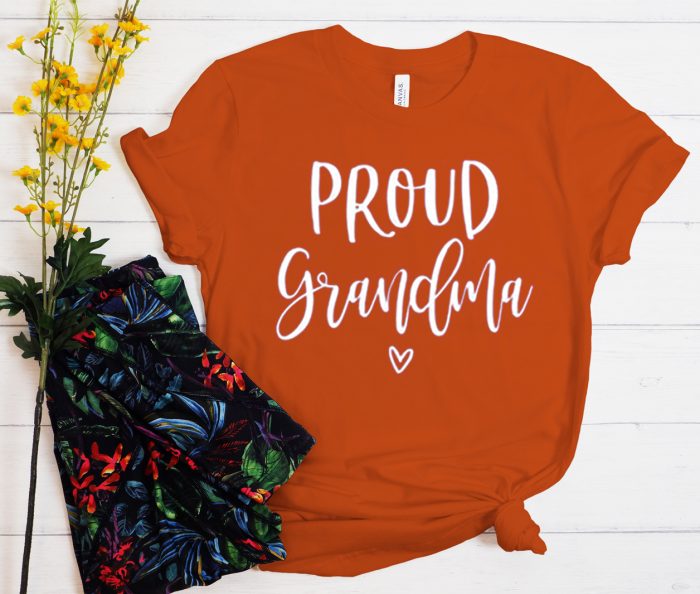 Proud Grandma graphic T Shirt