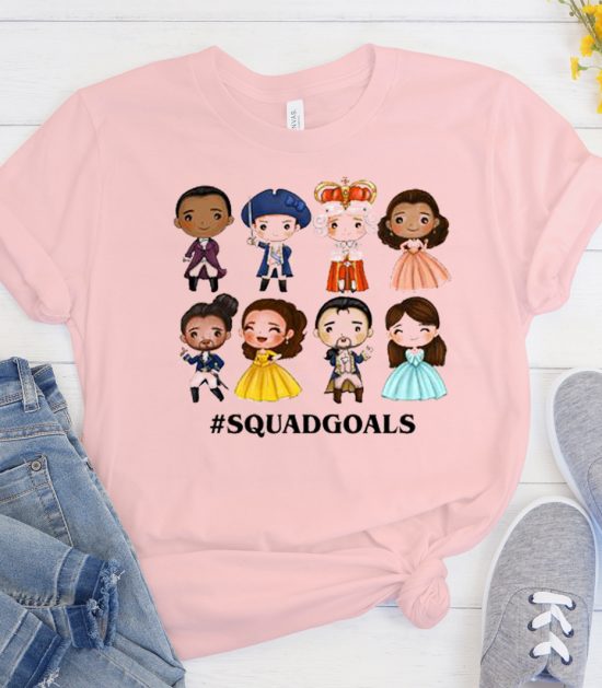 Squad Goals Hamilton Cool Trending graphic T Shirt