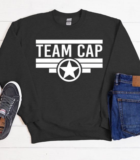 Team Captain America Cool Trending graphic Sweatshirt