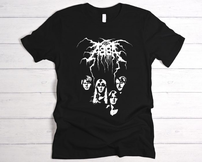 Abba Rock Death Metal Graphic T-Shirt