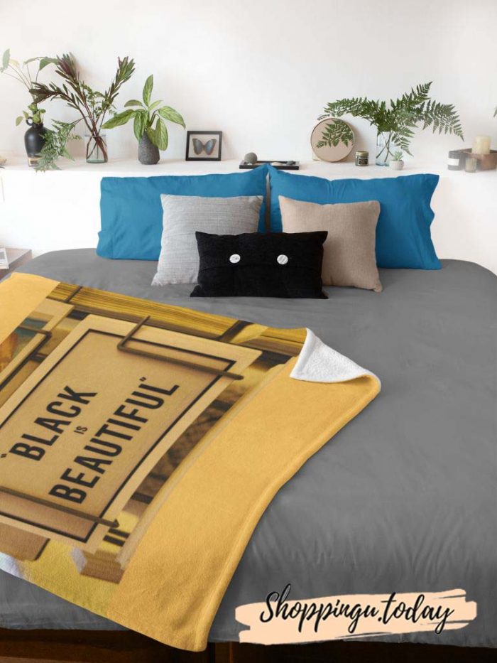 Black Is Beautiful Cute Graphic Blanket