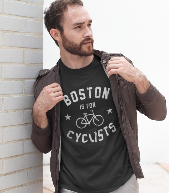 Boston is for Cyclist Graphic T-Shirt for Men and Women