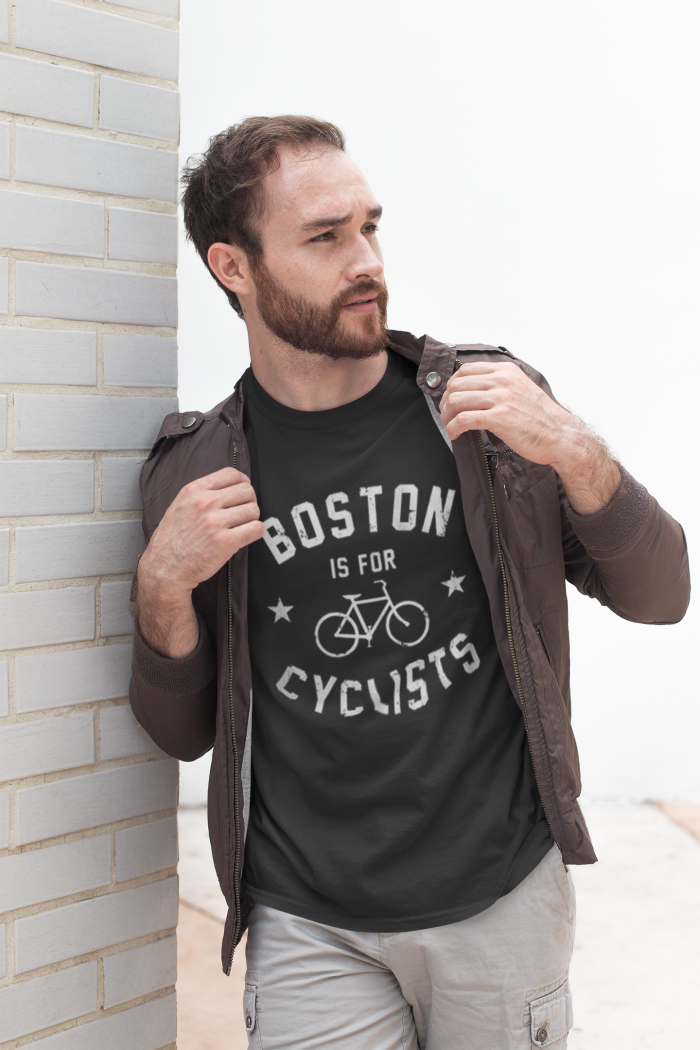 Boston is for Cyclist Graphic T-Shirt for Men and Women