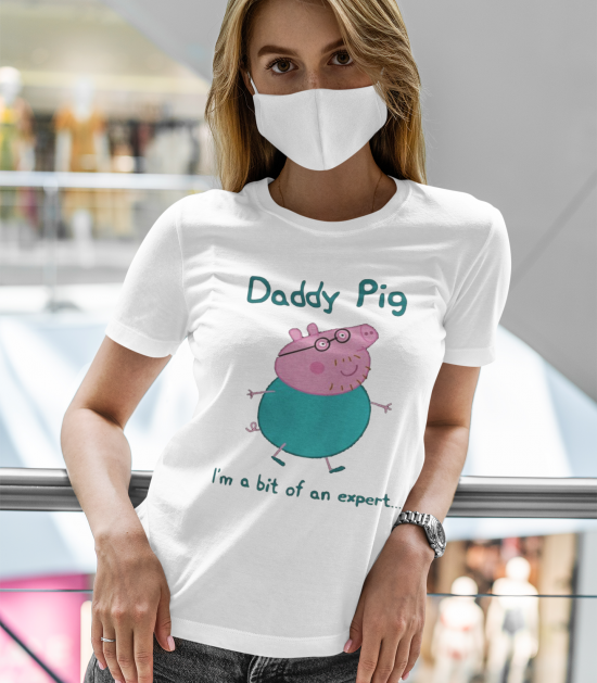 Daddy pig Men Women T-Shirt