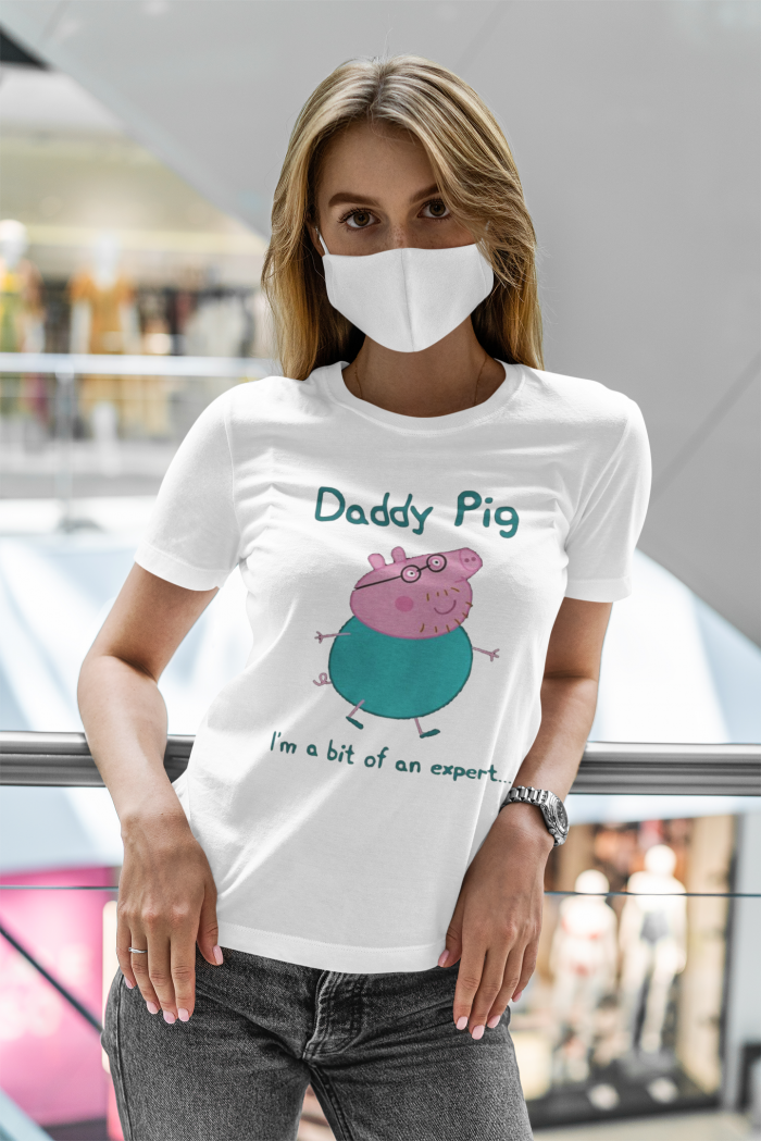 Daddy pig Men Women T-Shirt