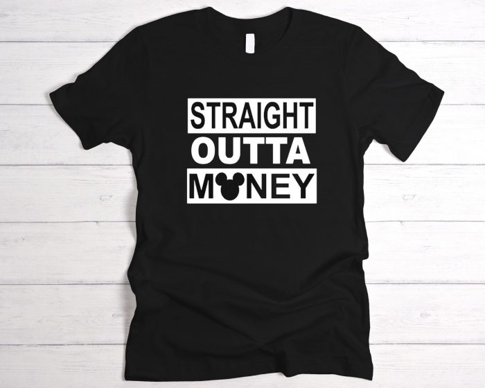 Disney Inspired Straight Outta Money Graphic T-Shirt