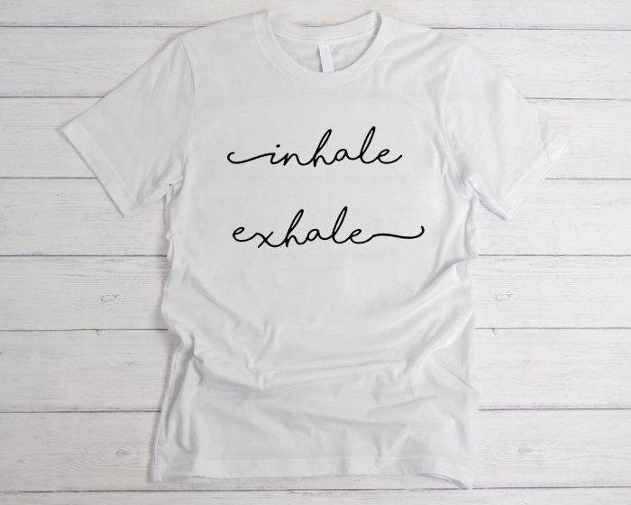 Inhale Exhale Graphic T Shirt