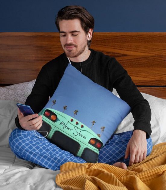 Never Stress Cute Pillow Case