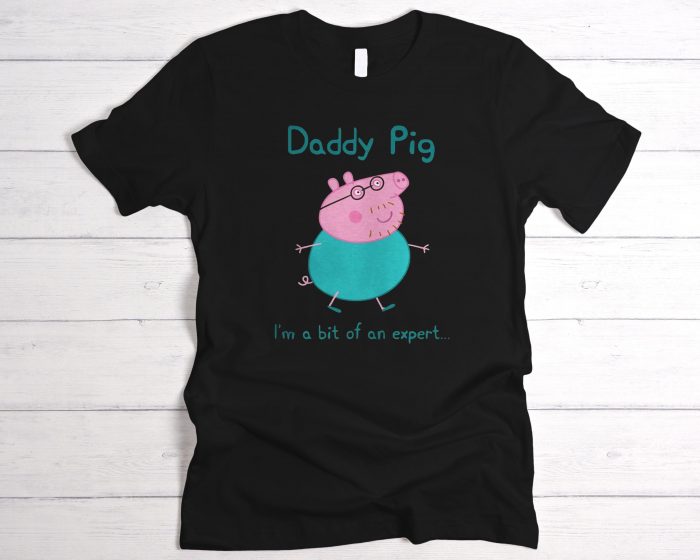 daddy pig graphic t-shirt