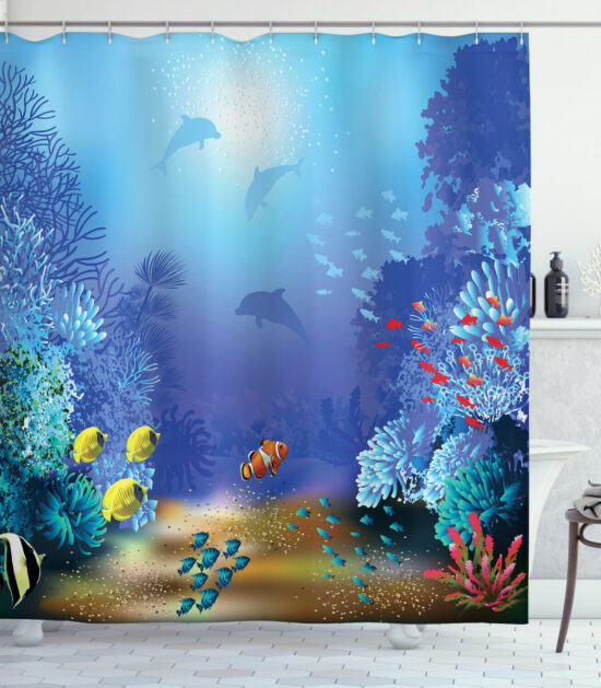 Beautiful Sea Life Shower Curtain