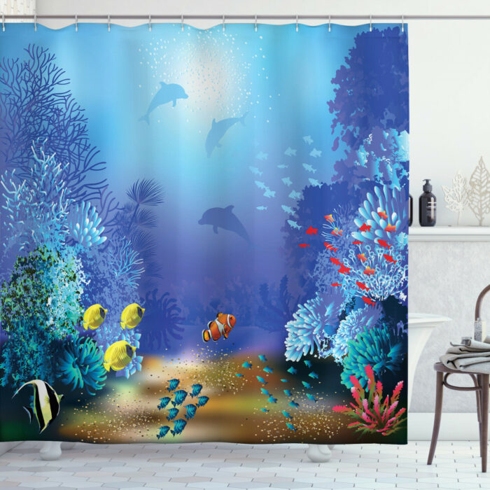 Beautiful Sea Life Shower Curtain