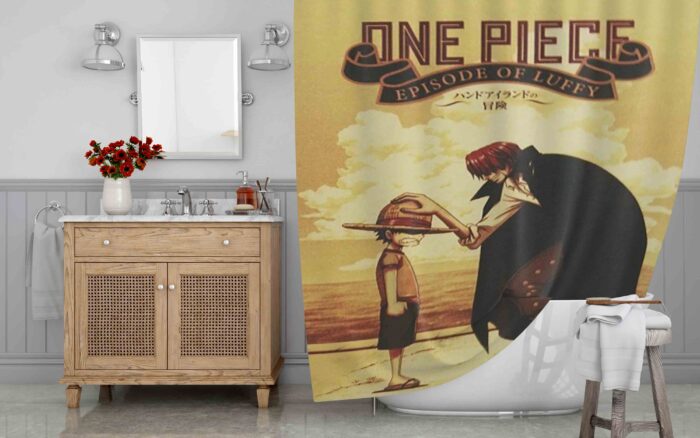 Classic Anime One Piece Shower Curtain