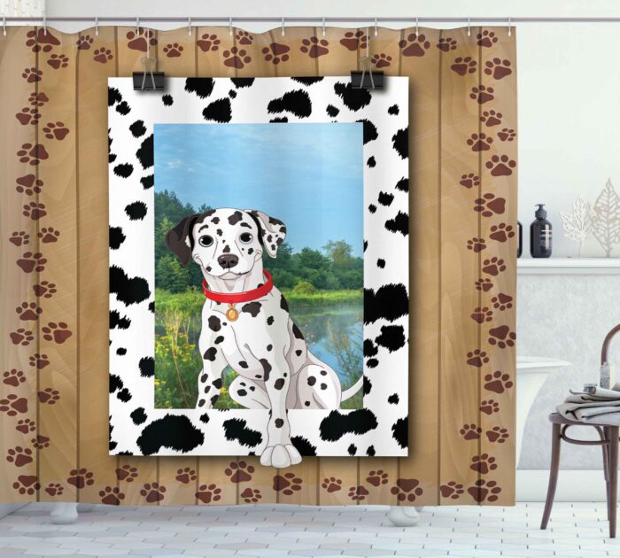 Dalmatian Dog Shower Curtain