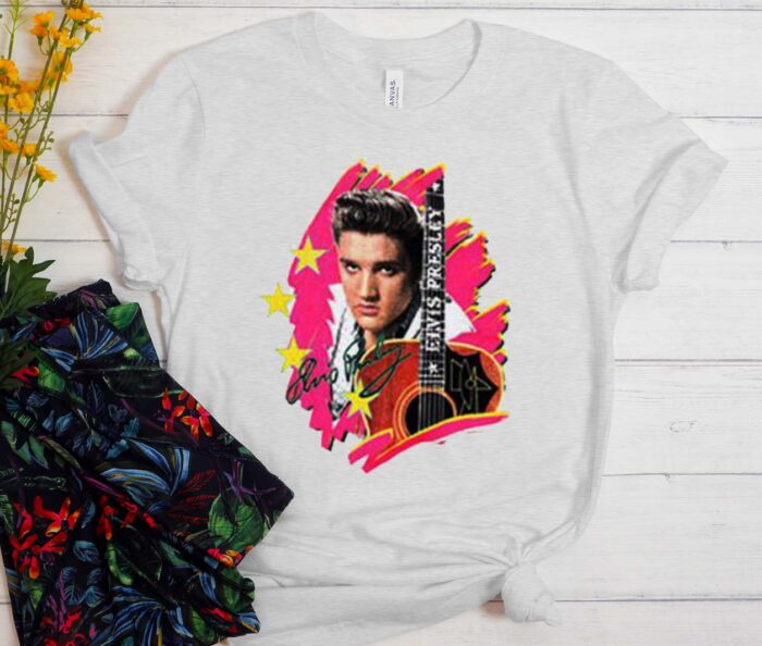 Elvis Presley The King Vintage With Guitar T-Shirt