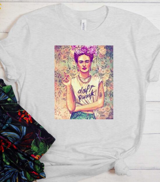 Frida Kahlo Daft Punk T-shirt